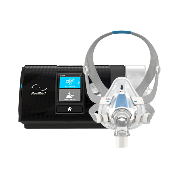 ResMed AirSense 10 AutoSet 4G CPAP Machine and Mask Package