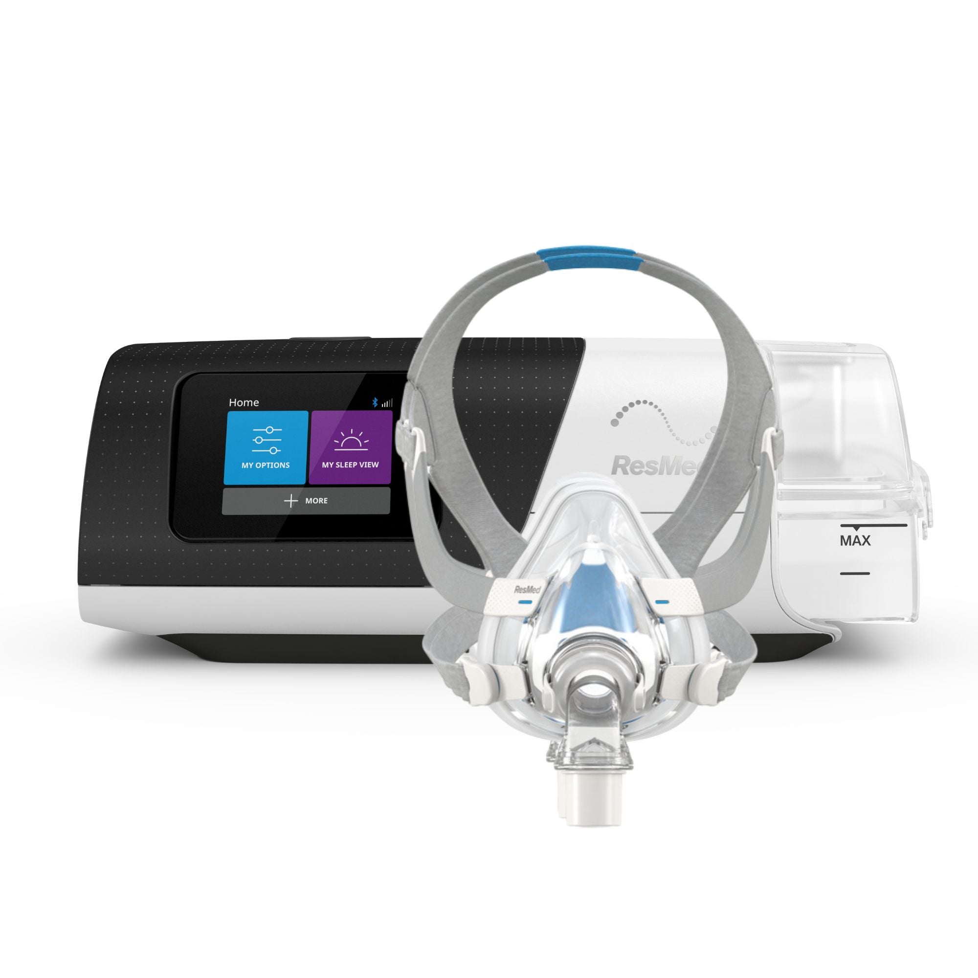 ResMed AirSense 11 APAP Autoset CPAP Machine and Mask Package