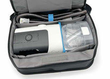 Load image into Gallery viewer, AirSense 11 APAP Autoset CPAP Machine by ResMed packed in travel bag