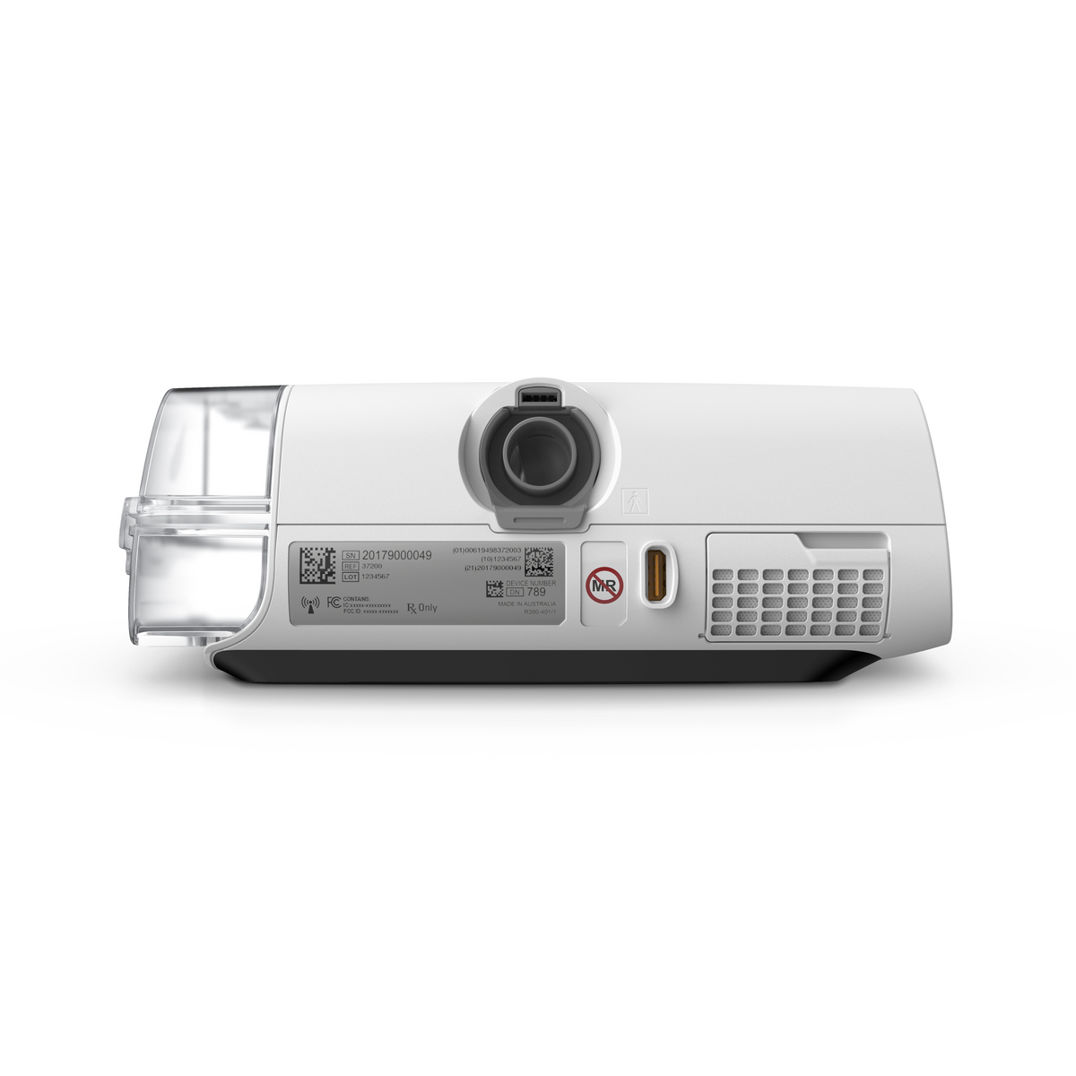 AirSense 11 Elite Fixed pressure CPAP Machine from the back