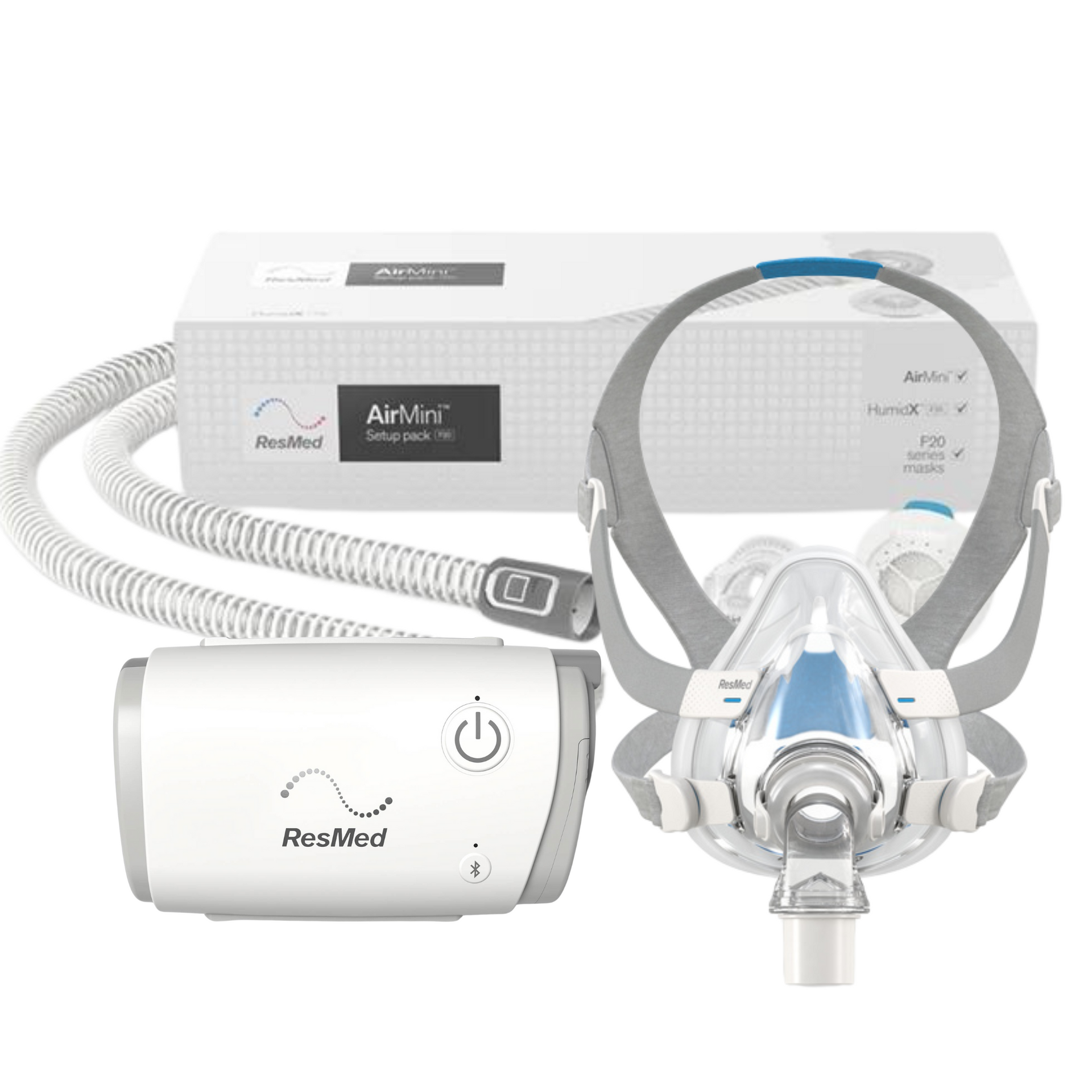 ResMed AirMini セットアップパック ResMed AirMini Bedside Starter Kit
