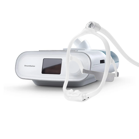 Dreamstation Auto Bundle with Dreamwear Silicone Pillows Mask and Free Gifts