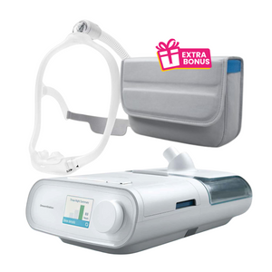 Dreamstation Auto Bundle with Dreamwear Silicone Pillows Mask and Free Gifts