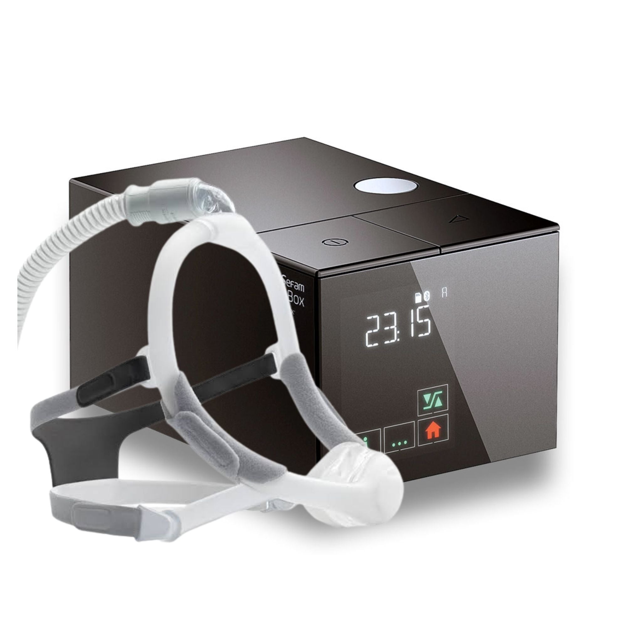 Sefam S.BOX Automatic CPAP Machine and Mask Package
