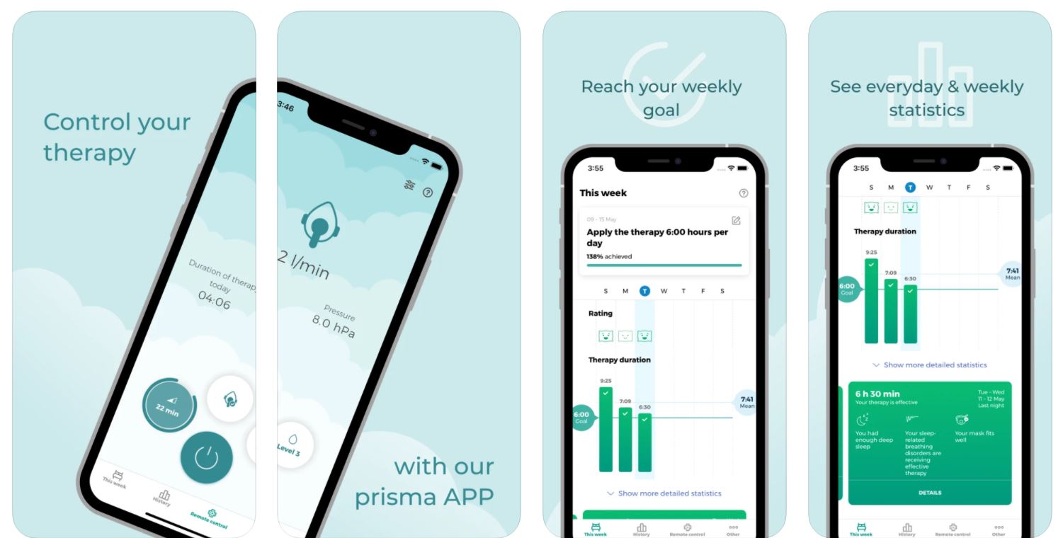 Prisma app displayed on smart phone