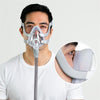 man wears ResMed AirTouch F20 Full Face Mask 