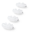 4 Philips DreamWear Silicone Replacement Pillows in sizes Small, medium, large and medium wide
