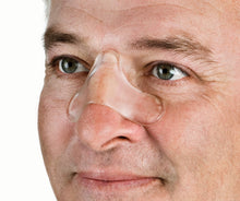 Load image into Gallery viewer, close up of man wearing Gecko Nasal pad
