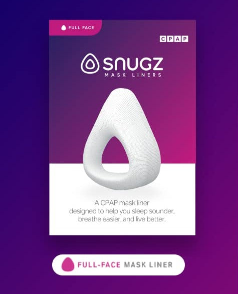 Snugz full face mask liner in packaging