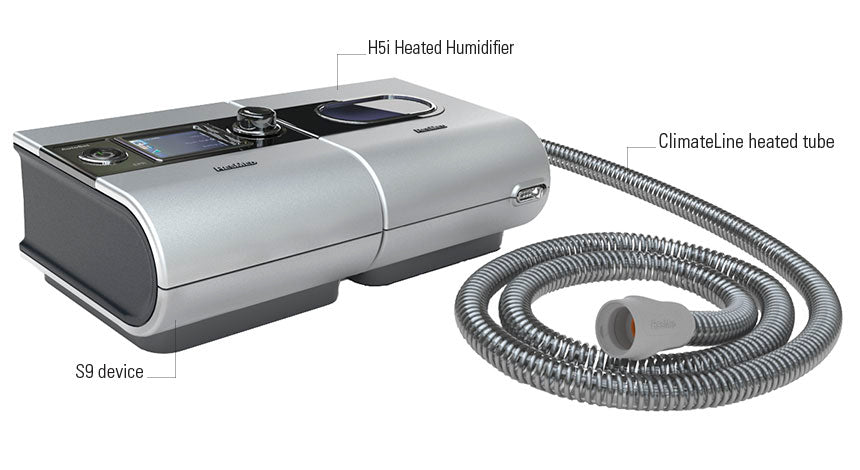 ResMed S9 Climate Line Heated Tube and s9 CPAP machine
